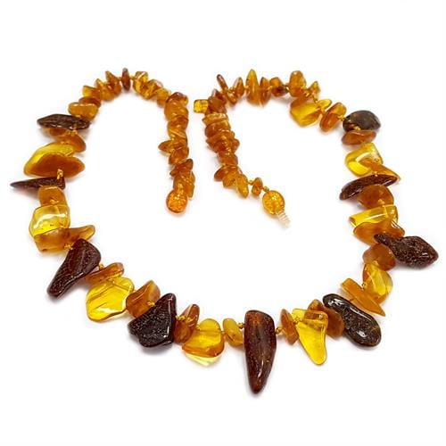 שרשרת ענברים בלטי מקורי לנשים מיקס צבעים M2006