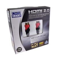כבל HDMI לחיבור HDMI באורך 10 מטר LMS DATA באריזה
