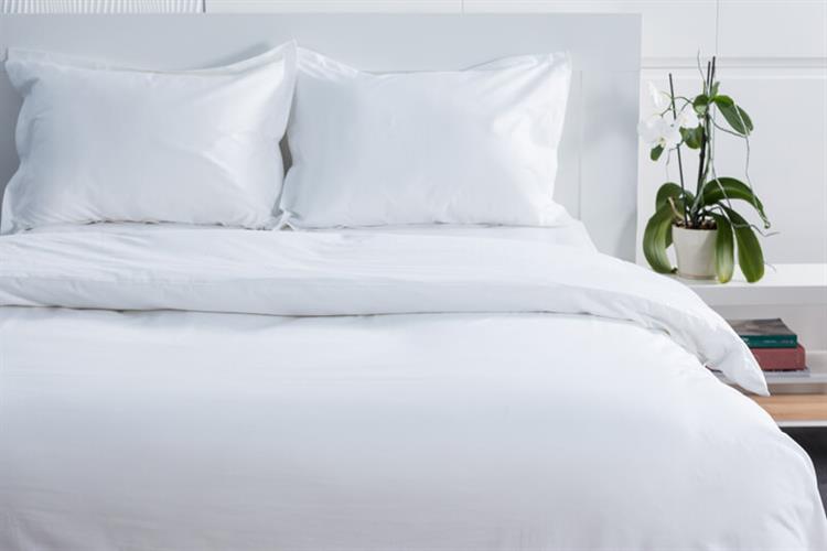 סט מלא זוגי כותנה מצרית צבע לבן