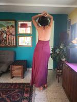 שמלת קולר מקסי מדליקה מידה S-L