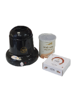 ערכה שעווה לעיצוב גבות (מחמם שחור)