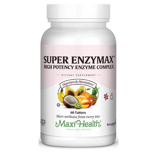 -- אנזימקס סופר -- 60 טבליות, Maxi Health