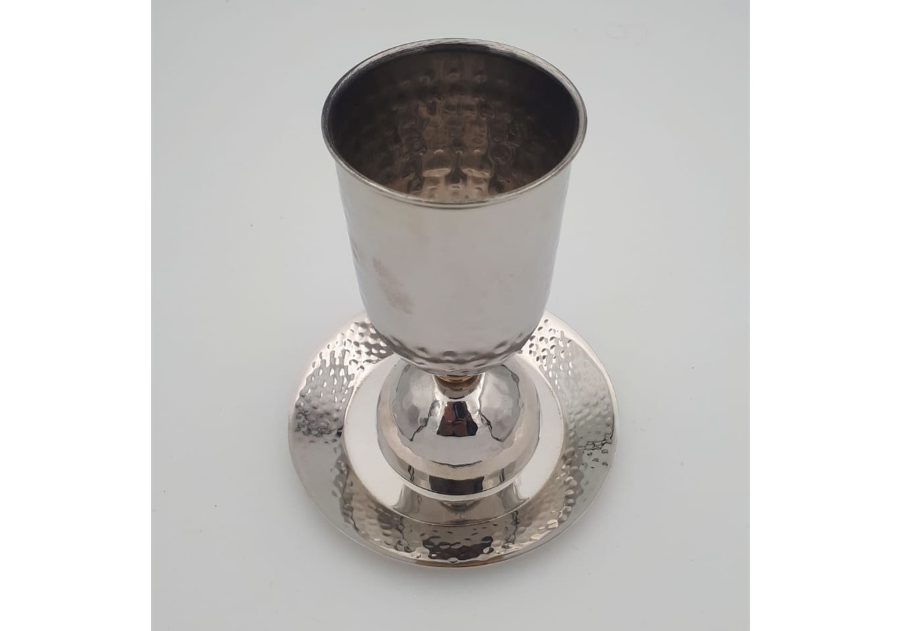 גביע קידוש + צלחת מהודר