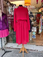 שמלה אדומה יעני צנועה מידה S/M