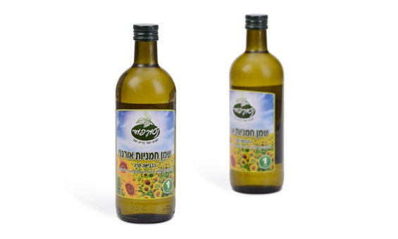 שמן חמניות אורגני 1 ליטר לא מזוקק – נטורפוד