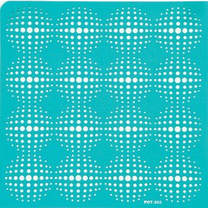 סטנסיל דביק - ספירלות (POT 202)