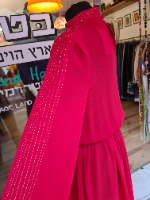 שמלה אדומה יעני צנועה מידה S/M