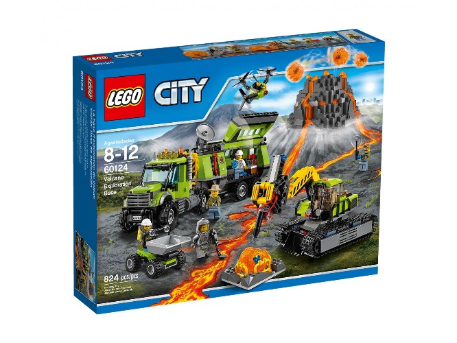 לגו City 60124 בסיס חקר הר הגעש