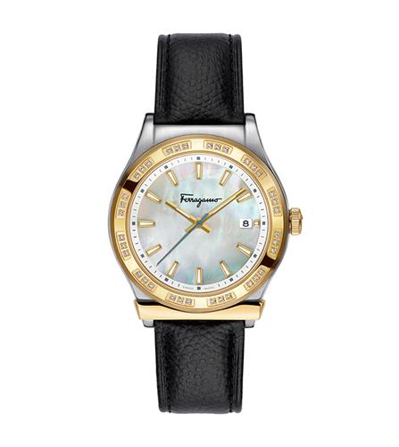 שעון Salvatore Ferragamo לנשים עם יהלומים