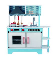 מטבח  השף עץ לילדים כחול 90/76/30