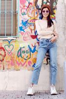 ג'ינס בוסטון ישר סיומת גזורה