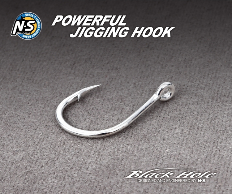 Powerful jigging hook 5pc