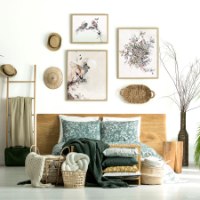 סט גלריה בחדר שינה