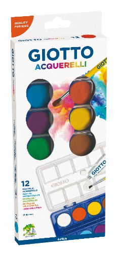 צבעי מים אטומים ג'יאוטו - 12 יח