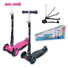 קורקינט 3 גלגלים 2 קידמיים XL מתקפל