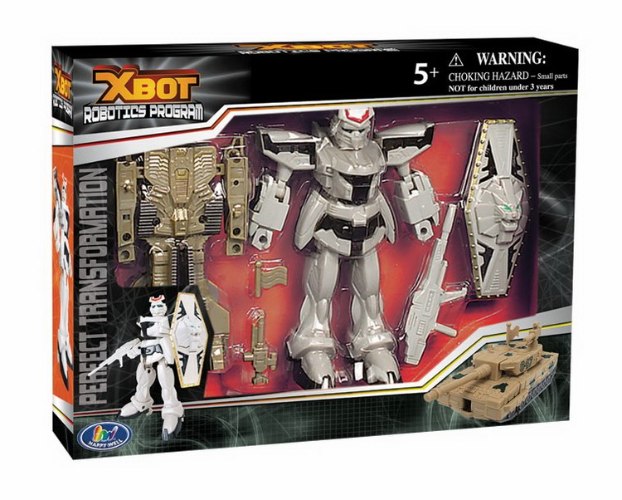 סט 2 רובוטריקים לבן זהב