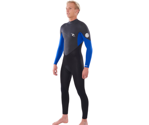 RIP CURL MENS OMEGA 3/2MM GB BACK ZIP STEAMER