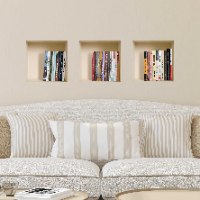 כוורת 6 מדבקות ספרים ועציצים