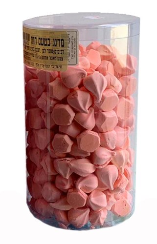 נשיקות בטעם תות (100 גרם) ורוד