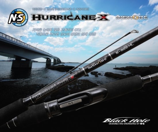 Hurricane X inshore