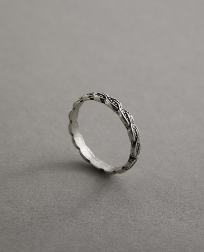 טבעת DANON - אינדיום כסף (SML)