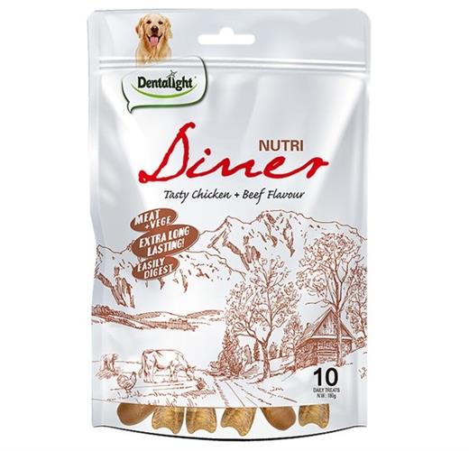 חטיף דנטלי מועשר בעוף ובקר Nutri Dinner