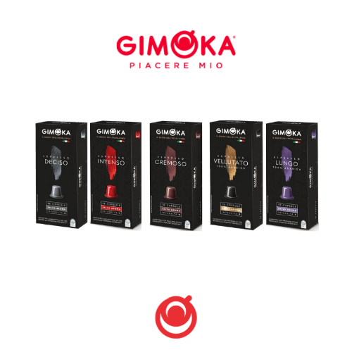 400 קפסולות ג'ימוקה תואם נספרסו Nespresso Gimoka