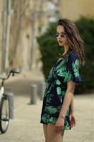 אוברול מעטפת הדפס עלים