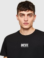 צבע שחור- T-SHIRT DIESEL LOGO
