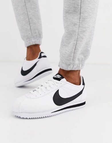 נעלי גברים NIKE CORTEZ צבע לבן עור