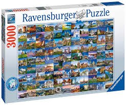 פאזל 3,000 חלקים - ravensburger puzzle