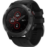 שעון דופק Garmin fenix 5X Plus Sapphire Black with Black Band 