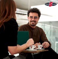 רביעיית כוסות אספרסו קטנות מותג Essse Caffe Italy