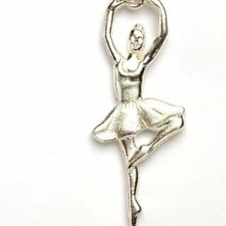 שרשרת מחול רקדנית בינונית כסופה