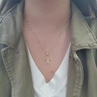 שרשרת ותליון ילד מזהב לאמא