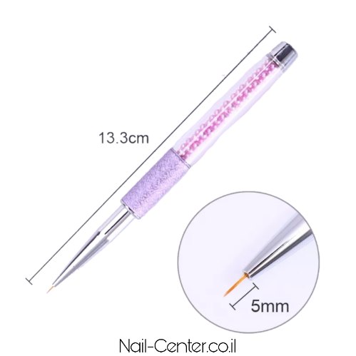 מכחול פסים אפס ורוד