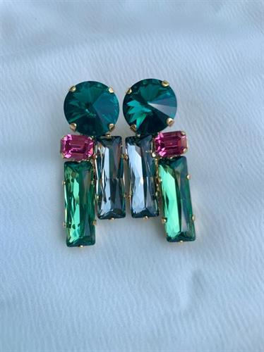 עגילי עמליה גלאם זהב