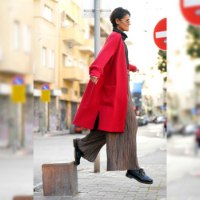 מעיל WEST - אדום