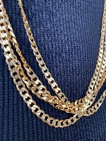 שרשרת גורמט פנצ'ר XL זהב