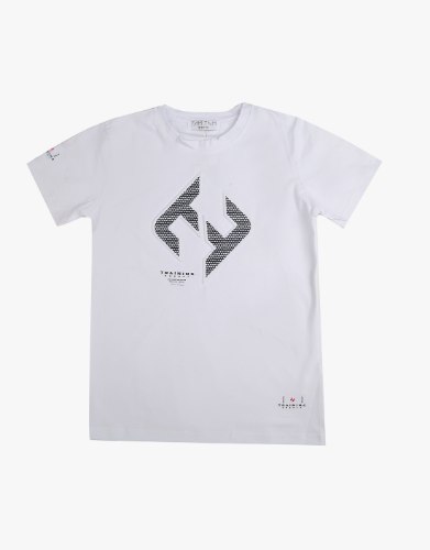 חולצת טריקו בנים עם הדפס בולט