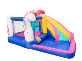 מתקן קפיצה מתנפח פארק מים חד קרן ג'אמפר JUMPER 63109 - קפיץ קפוץ