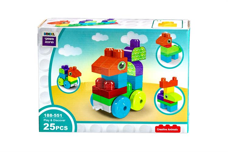 קוביות הרכבה 25 חתיכות