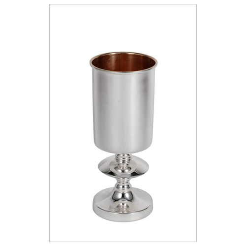 גביע קידוש כסף טהור דגם חלק