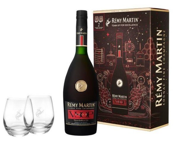 מארז VSOP רמי מרטין 700 מ"ל + 2 כוסות מתנה!