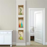 שלישיית נישות  בקבוקים צבעוניים דגם 131