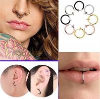 זוג עגילי טראגוס ללא חורים – tragusNOholes