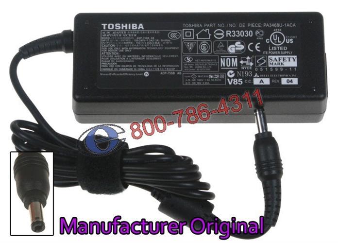 מטען מקורי למחשב נייד טושיבה Toshiba Satellite A300 / A305 Ac Adapter, 19v, 3.95a, 75 watt