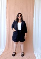 ג׳קט מייקי שחור