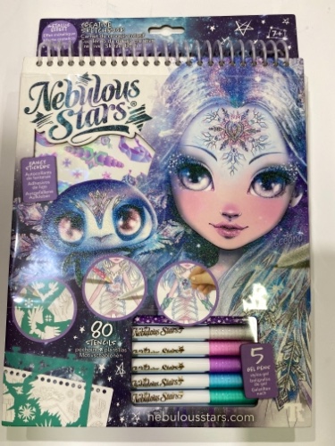 חוברת עיצוב כוללת מדבקות ו5 טושי ג׳ל