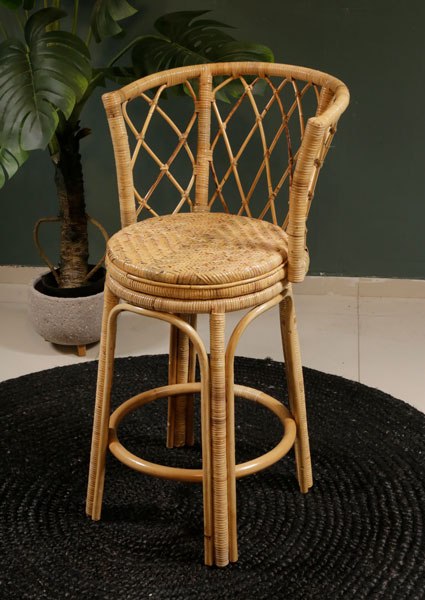 כסא בר MYKONOS עשוי במבוק